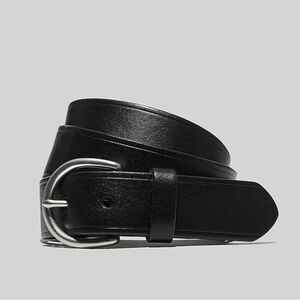 Madewell medium perfect leather belt - Size S